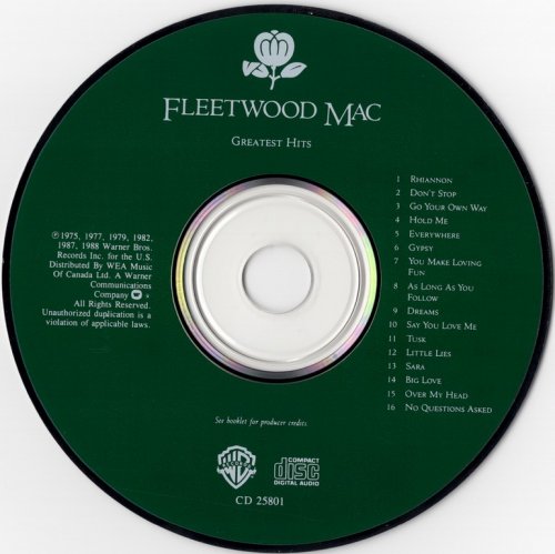 Greatest Hits By Fleetwood Mac On Plixid