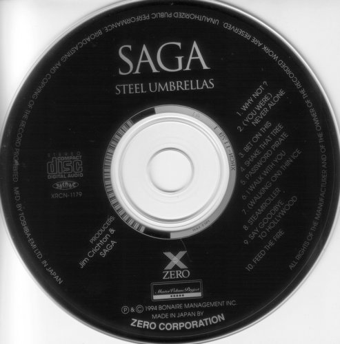 Saga - Steel Umbrellas (1994) {Japan 1st Press}