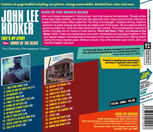 John Lee Hooker - That's My Story & House Of The Blues (2013)