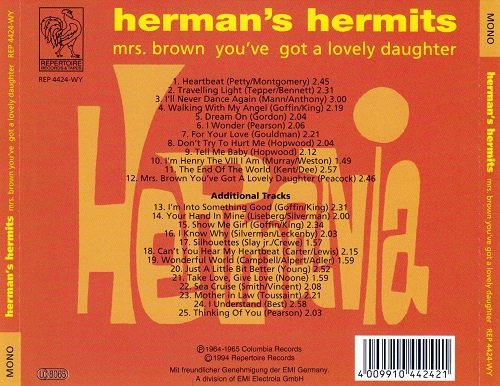 Herman's Hermits - Mrs. Brown You've Got A Lovely Daughter (Reissue, Remastered) (1965/1994)