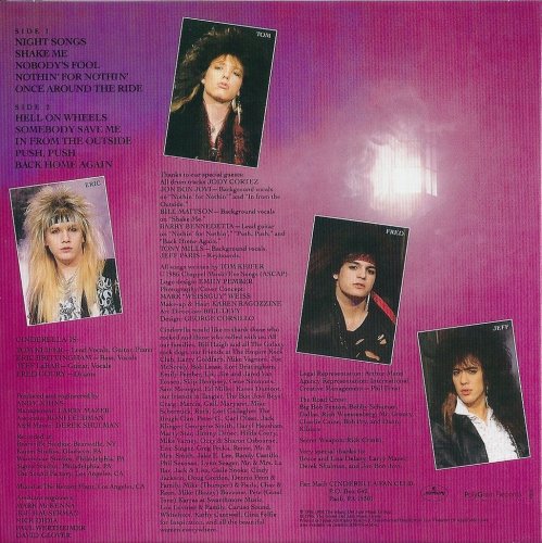 Cinderella - Night Songs (1986) {2010, Japanese Limited Edition, Remastered}