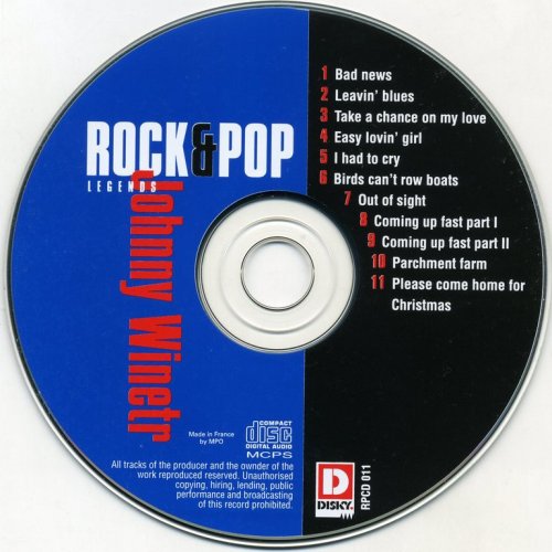 Johnny Winter - Rock & Pop Legends (1969) {1995, Reissue}