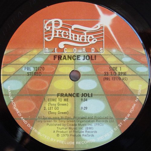 France Joli - Come To Me (1979) LP