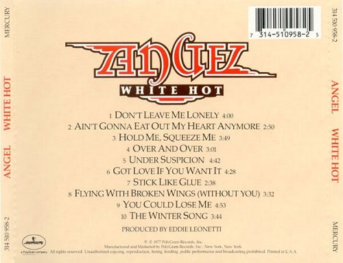 Angel - White Hot (Reissue) (1977/1992)