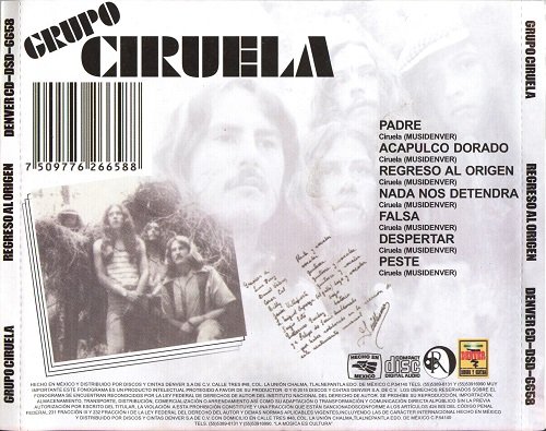 Grupo Ciruela - Regreso al Origen (Reissue) (1973/2015)