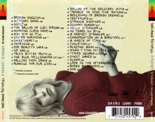 Marianne Faithfull - Perfect Stranger (The Island Anthology) (1998)