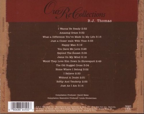 B. J. Thomas - Our ReCollections (1996)