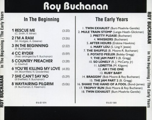 Roy Buchanan ‎- In The Beginning / The Early Years (2000)