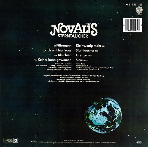 Novalis -  Sterntaucher (Reissue) (1983)