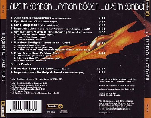 Amon Duul II - Live in London (Reissue) (1972/2003)