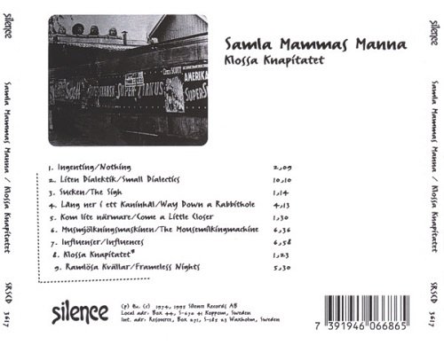 Samla Mammas Manna - Klossa Knapitatet (Reissue) (1974/1995)