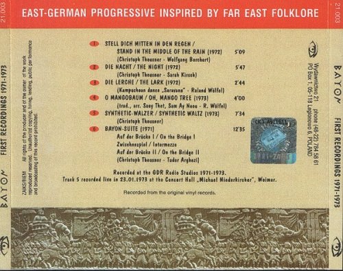 Bayon - First Recordings 1971-1973 (1999)