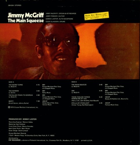 Jimmy McGriff -  The Main Squeeze (1974)