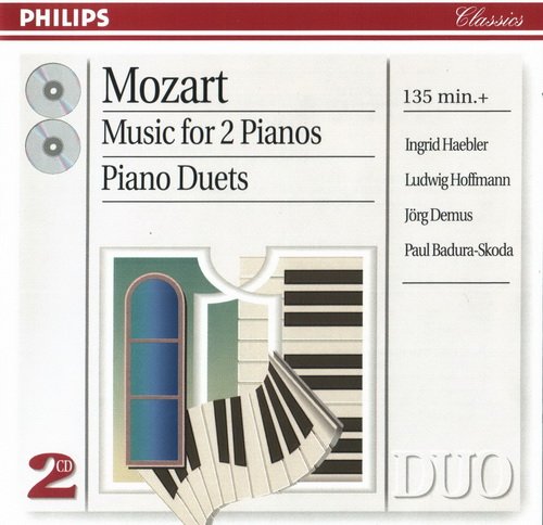 Mozart - Music for 2 Pianos, Piano Duets (1996)