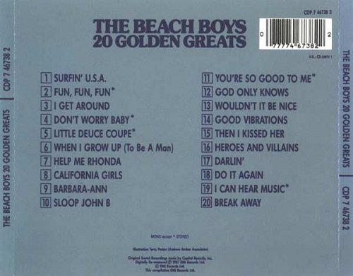 The Beach Boys - 20 Golden Greats (Reissue) (1976/1987)