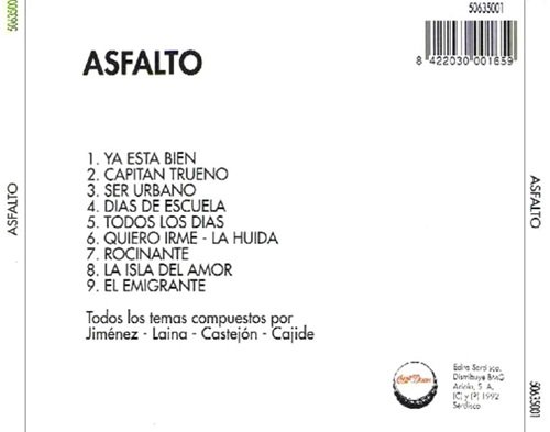 Asfalto - Asfalto (Reissue) (1978/1992)