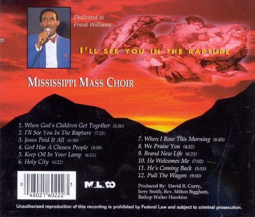 Mississippi Mass Choir - I'll See You In The Rapture (1996)