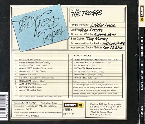 The Troggs - The Trogg Tapes (Reissue, Remastered) (1976/2008)