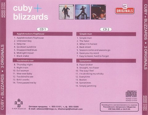 Cuby & The Blizzards - 3 Originals + Sometime (1969-72/2000)