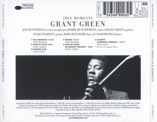 Grant Green - Idle Moments (1963) CD Rip