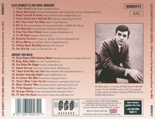 Cliff Bennett & The Rebel Rousers - Cliff Bennett & The Rebel Rousers / Drivin' You Wild (Reissue) (1965-66/2000)