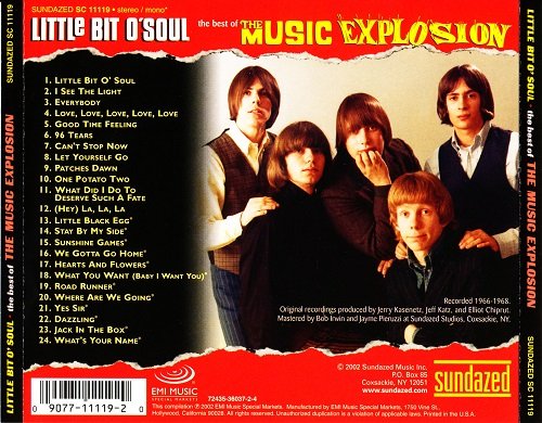 The Music Explosion - Little Bit O' Soul (Reissue, Remastered) (1967/2002)