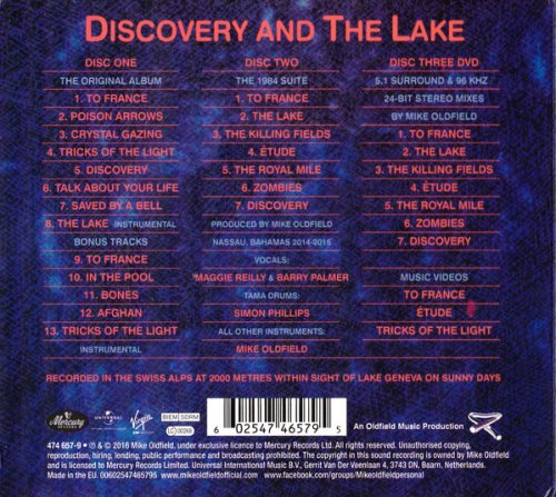 Mike Oldfield - Discovery And The Lake (2016 Remastered, Deluxe Edition) CD-Rip