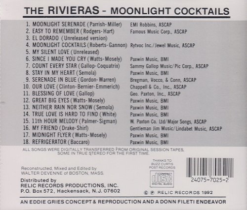 The Rivieras - Moonlight Cocktails (1992)