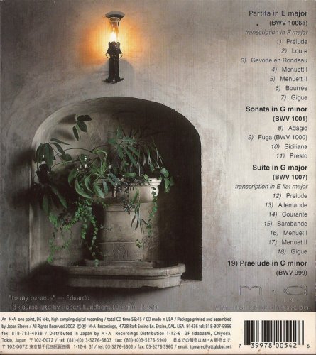 Eduardo Egüez - The Lute Music of Johann Sebastian Bach, Volume Two (2002)