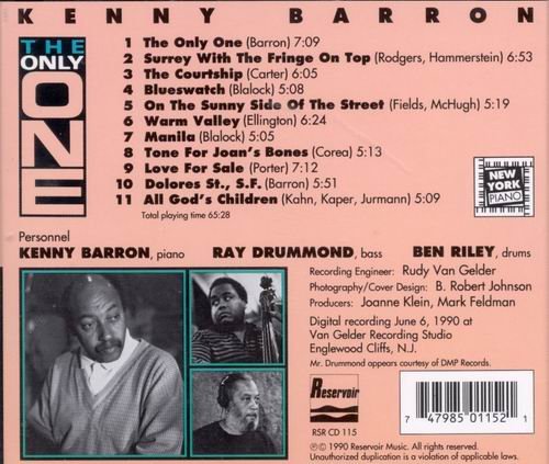 Kenny Barron - The Only One (1990)