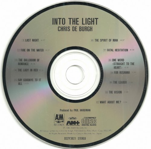 Chris De Burgh - Into The Light (1986) {Japan 1st Press}