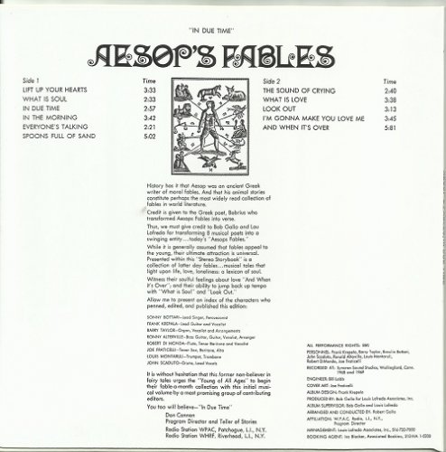 Aesop's Fables - In Due Time (Korean Remastered) (1969/2018)