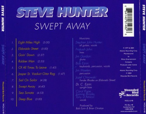 Steve Hunter - Swept Away (2004)
