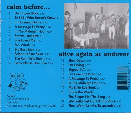 The Rising Storm - Calm Before...Alive Again At Andover (Reissue) (1967/1992)