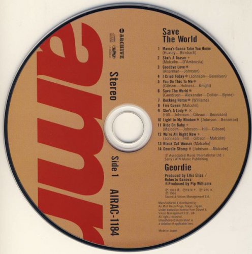 Geordie - Save The World (Japan Bonus Tracks, 2006)