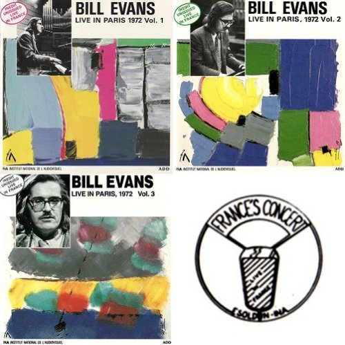 Bill Evans - Live In Paris, 1972 Vol. 1-3 (1988-89)