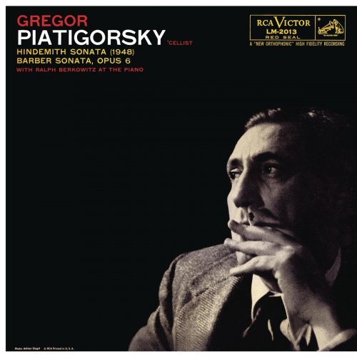 Gregor Piatigorsky - Hindemith: Sonata in E Major & Barber: Sonata in C Minor, Op. 6 (Remastered) (2018)