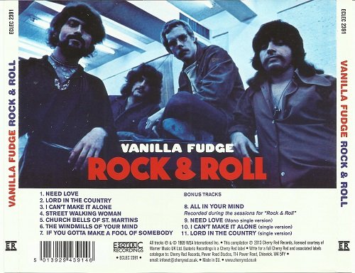 Vanilla Fudge - Rock & Roll (Remastered) (1969/2013)