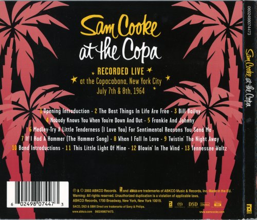 Sam Cooke - Sam Cooke at the Copa (1964/2003)