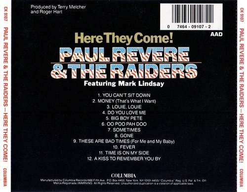 Paul Revere & The Raiders - Here They Come! (Reissue) (1965)