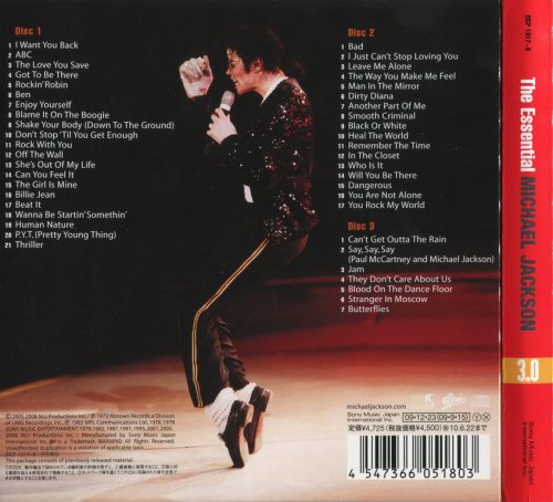 Michael Jackson - The Essential Michael Jackson 3.0 (2009) {Japanese Limited Edition} CD-Rip