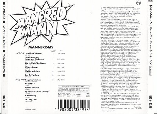 Manfred Mann - Mannerisms (Reissue) (1976/2004)