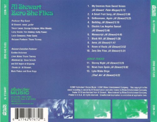 Al Stewart - Zero She Flies (Reissue 2007)