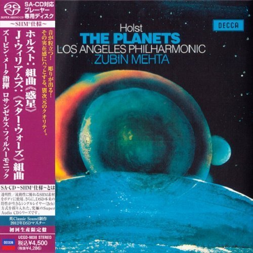 Zubin Mehta - Holst: The Planets, John Williams: Star Wars Suite (1971/1978) [2012 SACD, DSD64, Hi-Res]