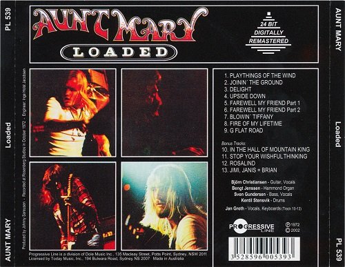 Aunt Mary - Loaded (Reissue, Remastered, Bonus Tracks) (1972/2002)
