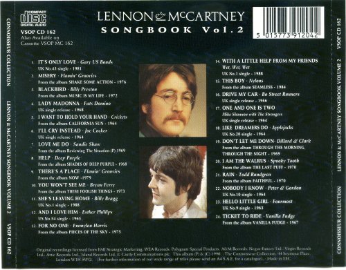 VA - Lennon & McCartney Songbook Vol 2 (1990)