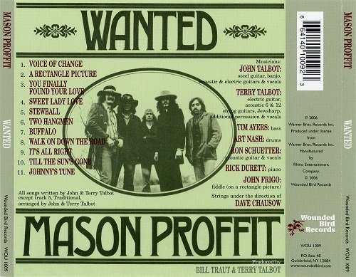 Mason Proffit - Wanted (Reissue) (1969/2006)