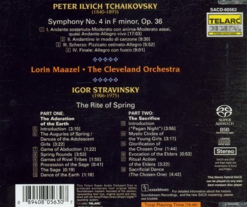 Lorin Maazel & The Cleveland Orchestra - Tchaikovsky: Symphony No. 4, Stravinsky: Rite of Spring (1979) [2001 SACD]