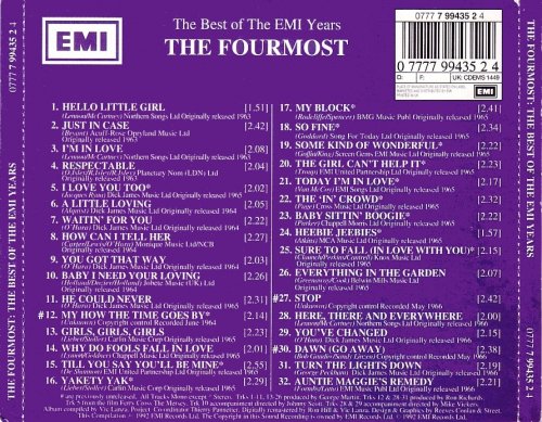 The Fourmost - The Best of The EMI Years (Remaster, 1992)