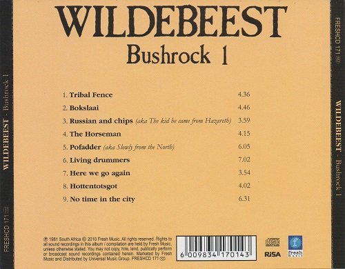 Wildebeest - Bushrock 1 (Reissue) (1981/2010)